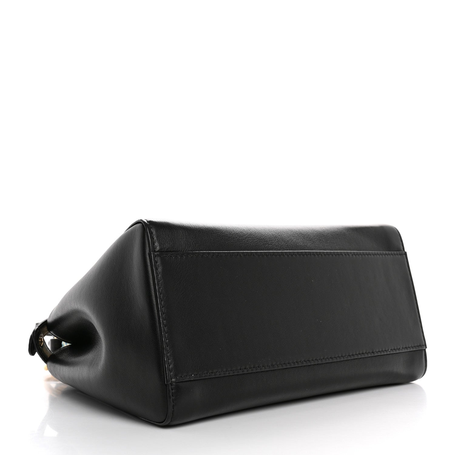 Fendi Nappa Mini Peekaboo Iconic Satchel Black 4 of 13