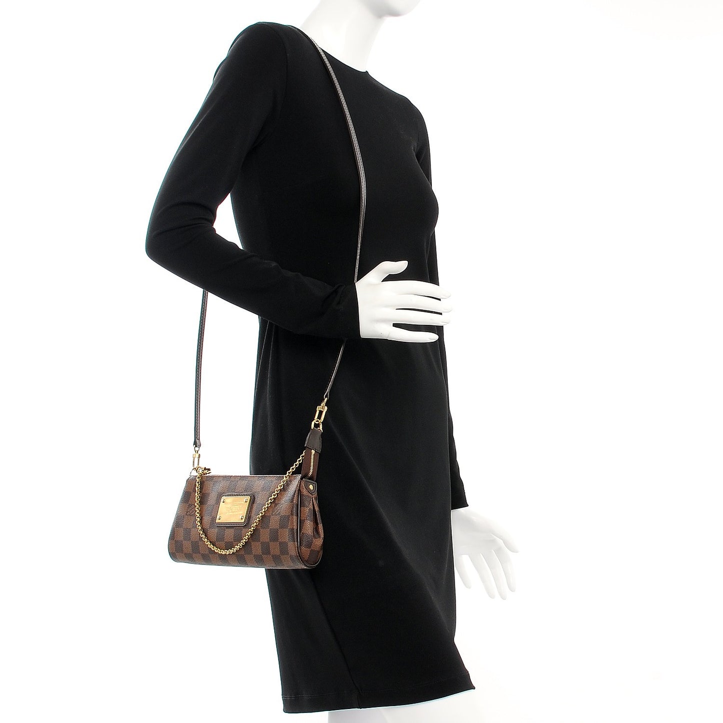 Damier Ebene Eva Clutch