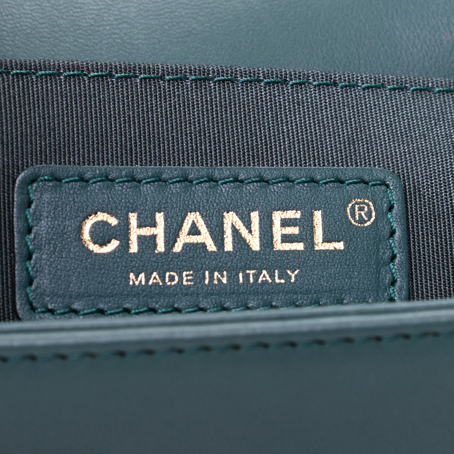 Chanel Calfskin Quilted Small Boy Flap Green 6 of 9