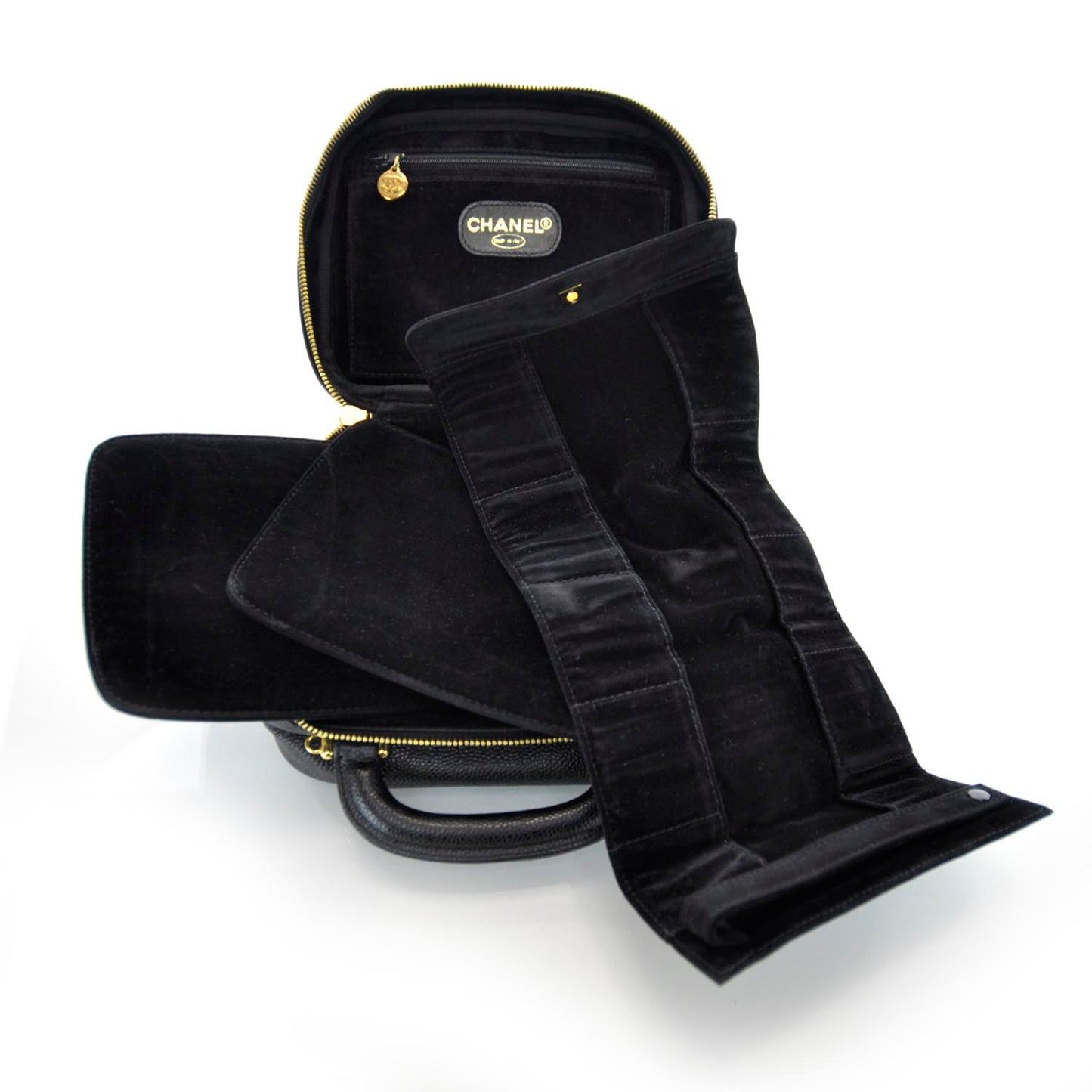 Caviar Jewelry Travel Case Black