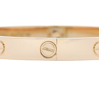 Cartier 18K Yellow Gold LOVE Bracelet 17 4 of 7