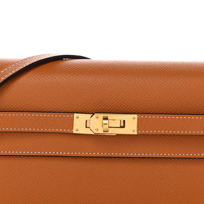 Hermes Epsom Kelly Wallet To Go Toffee 8 of 10
