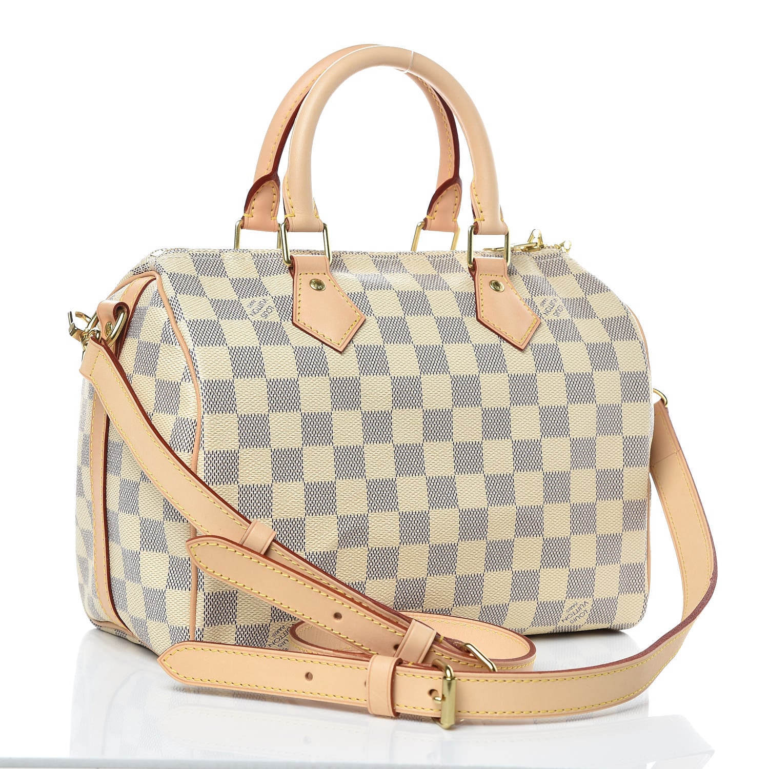 Louis Vuitton Damier Azur Speedy Bandouliere 25 3 of 10