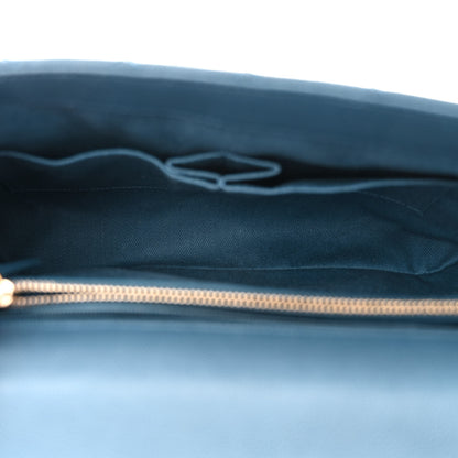 Chanel Caviar Quilted Small Coco Handle Flap Blue 5 of 13