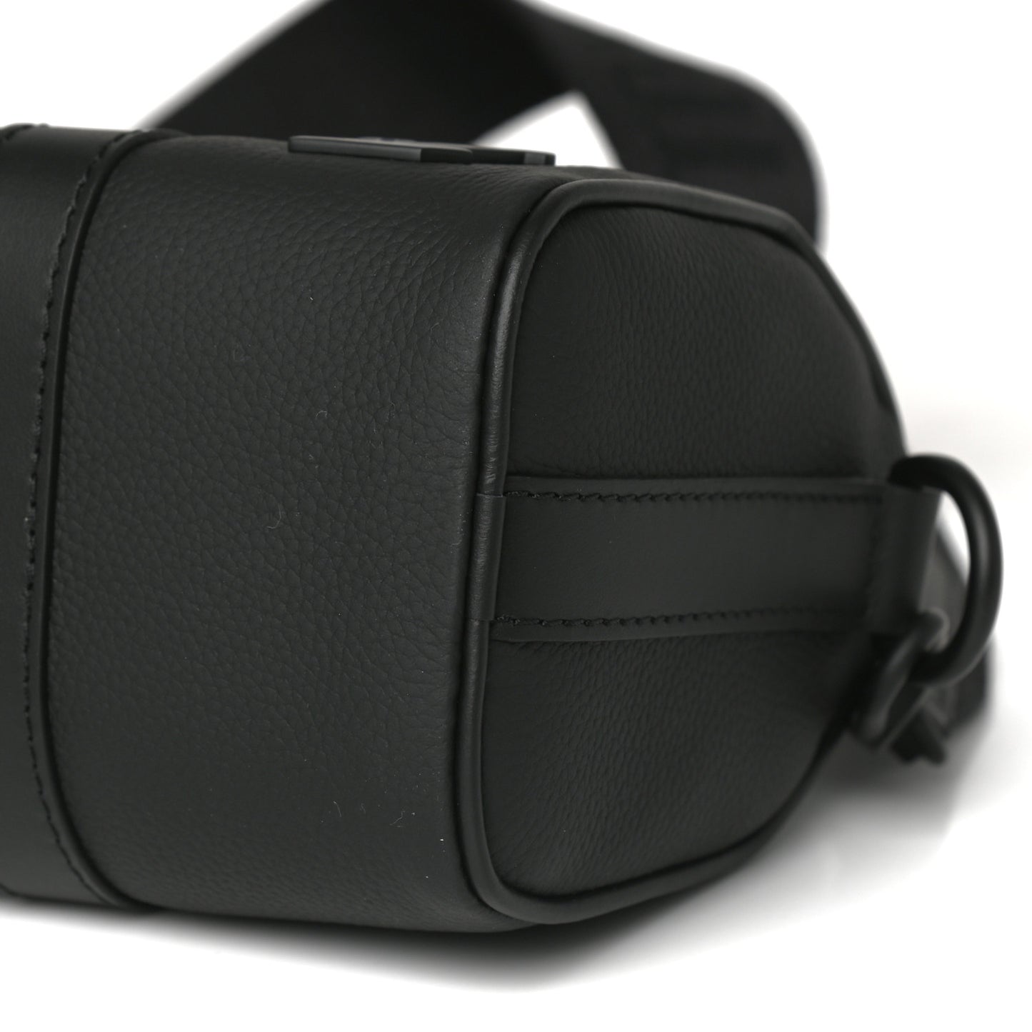Grained Calfskin Aerogram Keepall XS Black