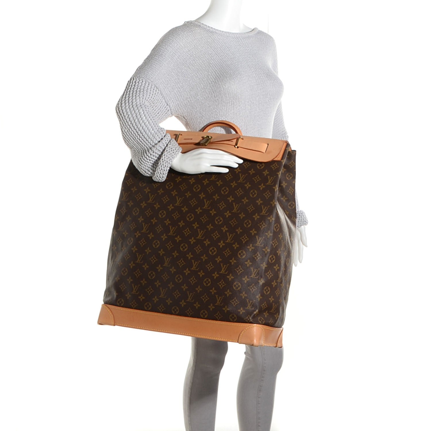 Louis Vuitton Monogram Steamer Bag 45 2 of 7