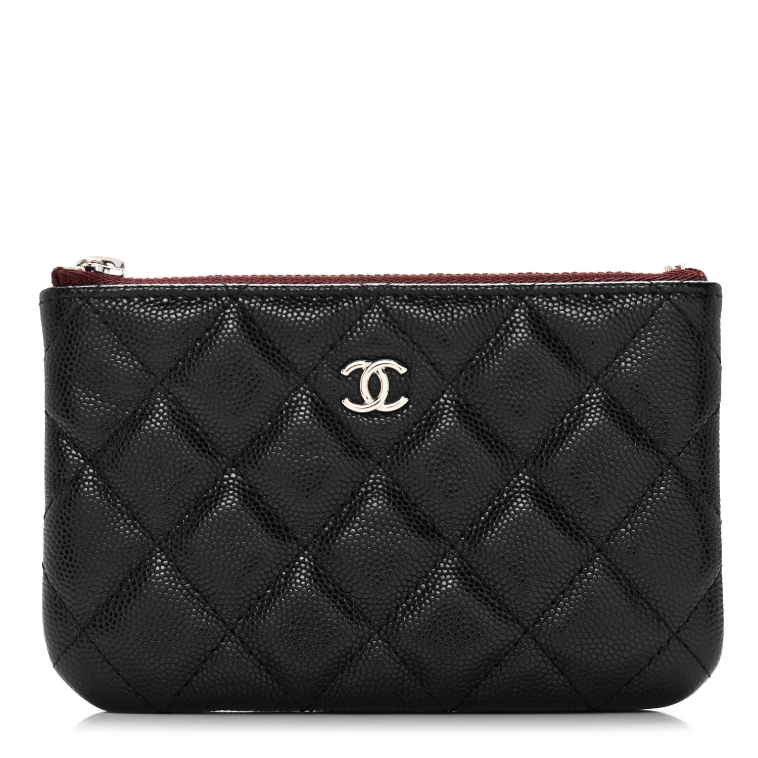 Chanel Caviar Quilted Small Cosmetic Case Black 1 of 11