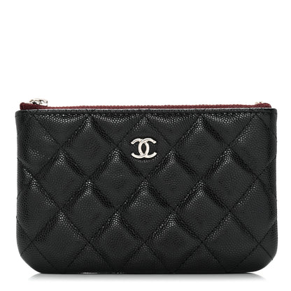 Chanel Caviar Quilted Small Cosmetic Case Black 1 of 11