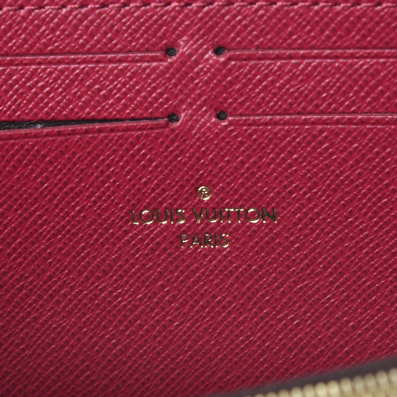 Louis Vuitton Monogram Clemence Wallet Fuchsia 6 of 7