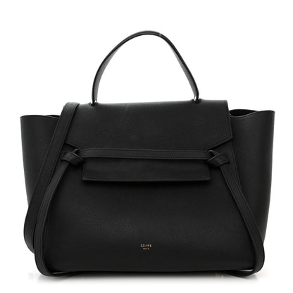 Celine Grained Calfskin Mini Belt Bag Black 1 of 12