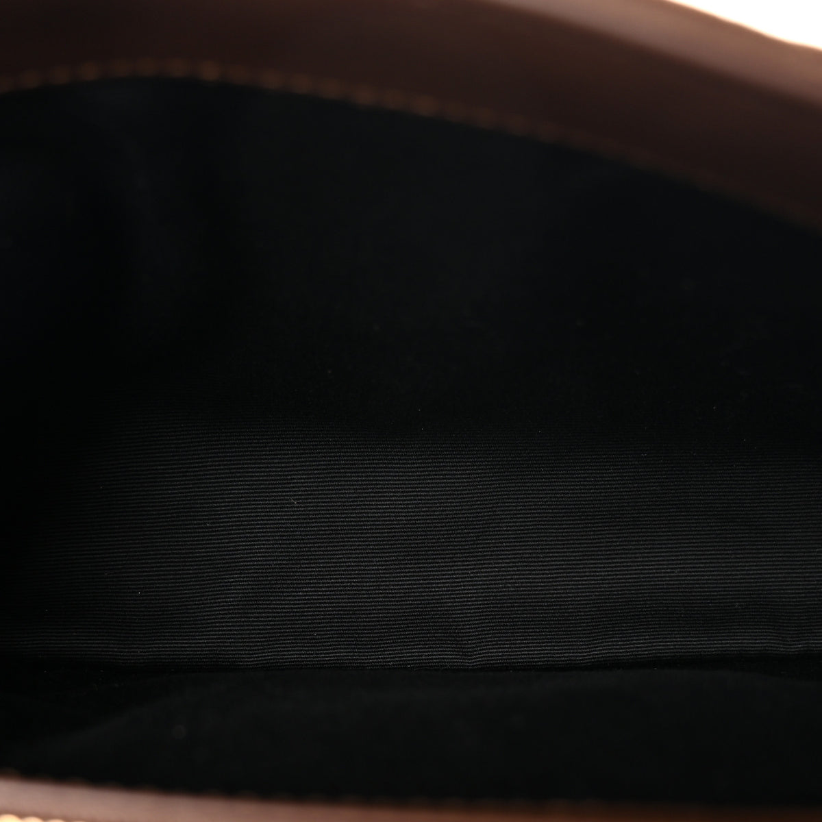 Suede Matelasse Chevron Monogram Medium College Bag Bark Brown