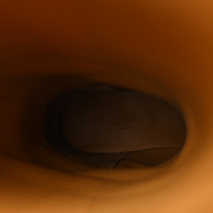 Hermes Box Kelly Jumping Boots 37.5 Black 8 of 9