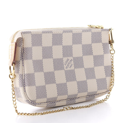 Louis Vuitton Damier Azur Mini Pochette Accessories 3 of 8