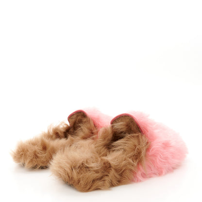 Gucci Merino Wool Womens Princetown Slippers 40 Pink 4 of 8