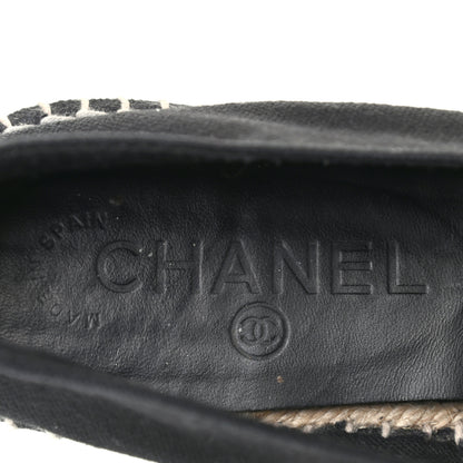 Chanel Canvas CC Espadrilles 40 Black 6 of 8