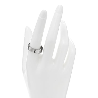 Cartier 18K White Gold 5.5mm LOVE Ring 60 9.25 2 of 4
