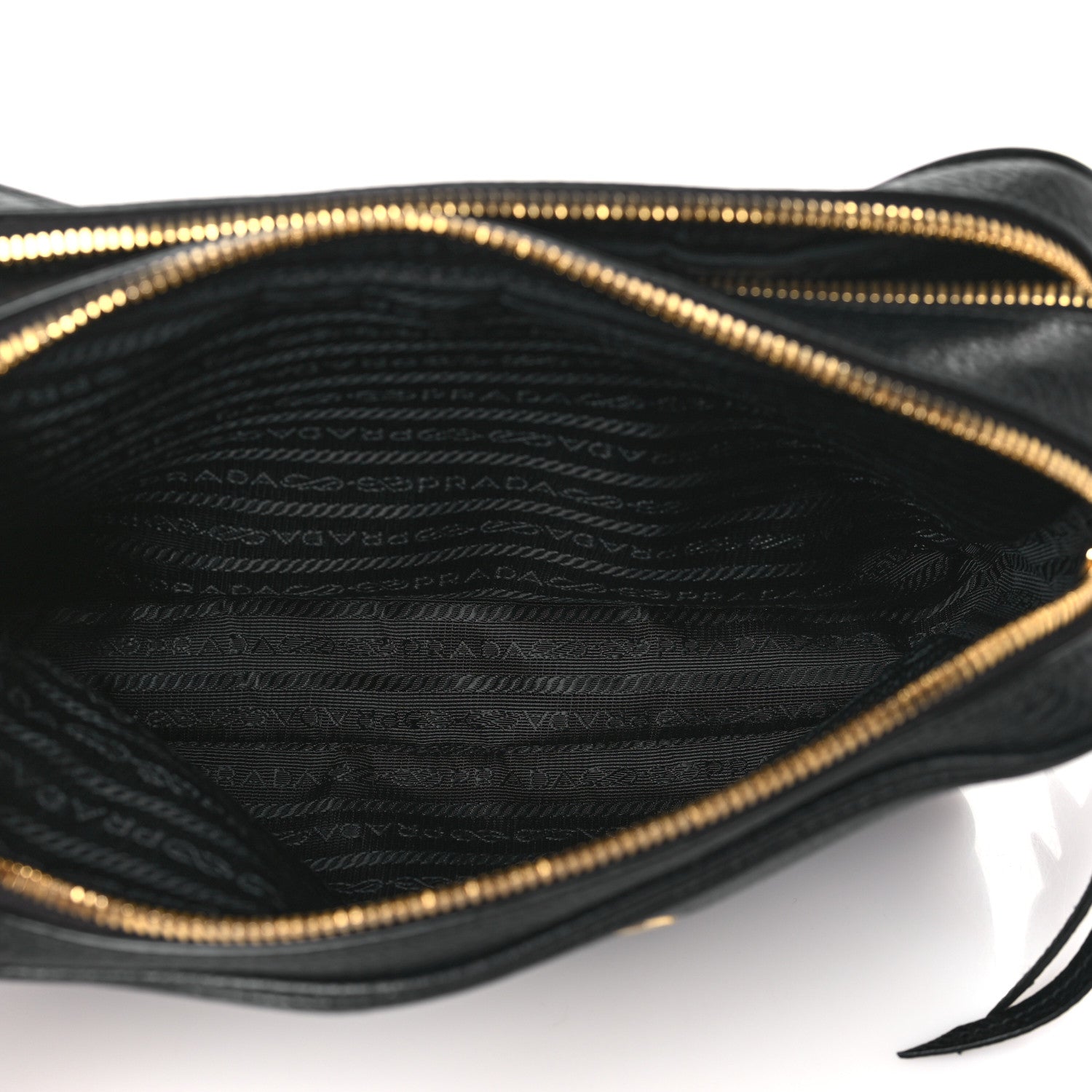 Prada Vitello Phenix Camera Bag Black 5 of 9