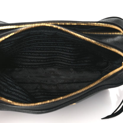 Prada Vitello Phenix Camera Bag Black 5 of 9