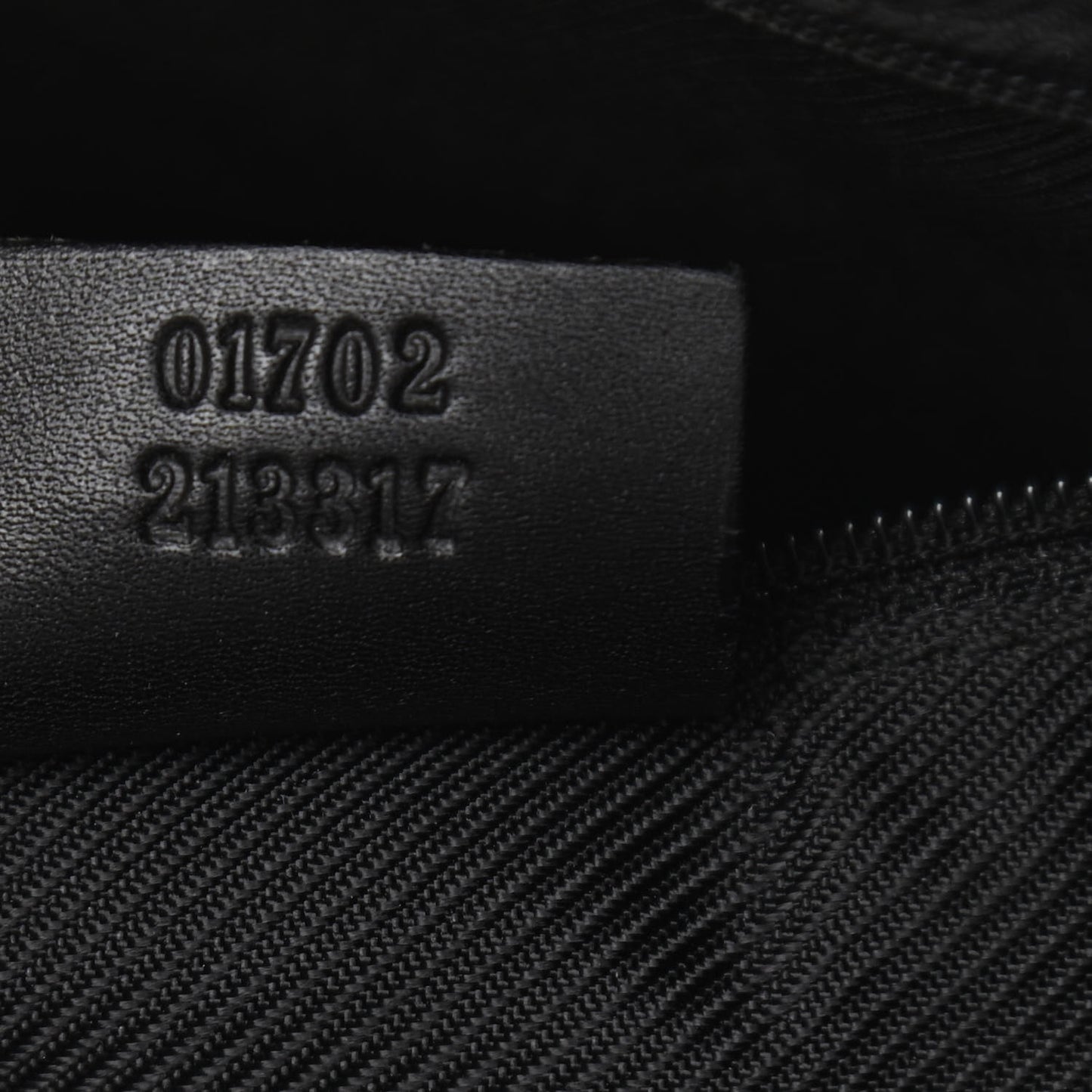 Monogram Drawstring Bag Black