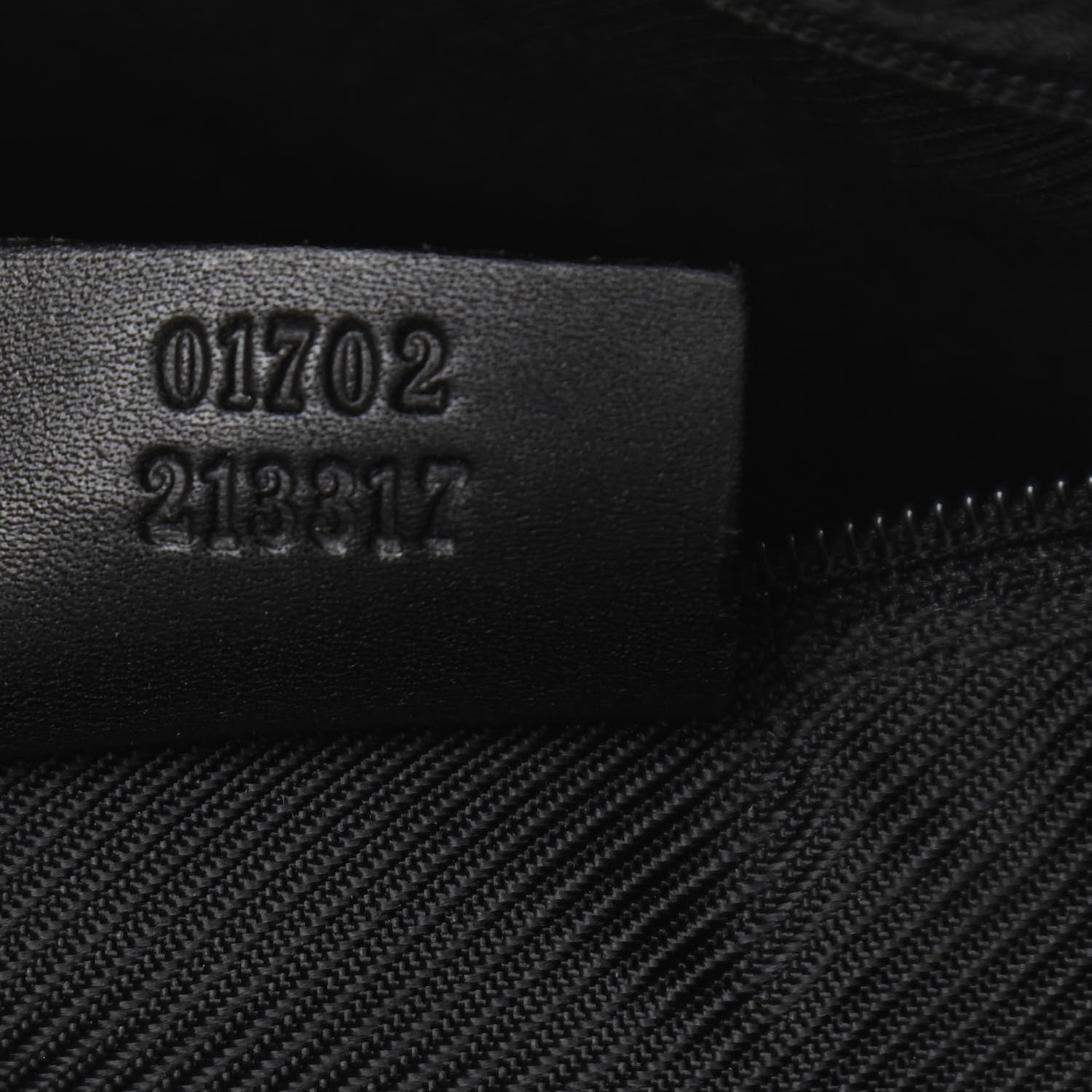 Gucci Monogram Drawstring Bag Black 7 of 12