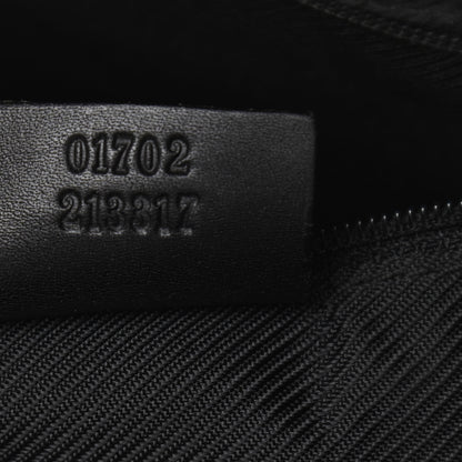 Gucci Monogram Drawstring Bag Black 7 of 12