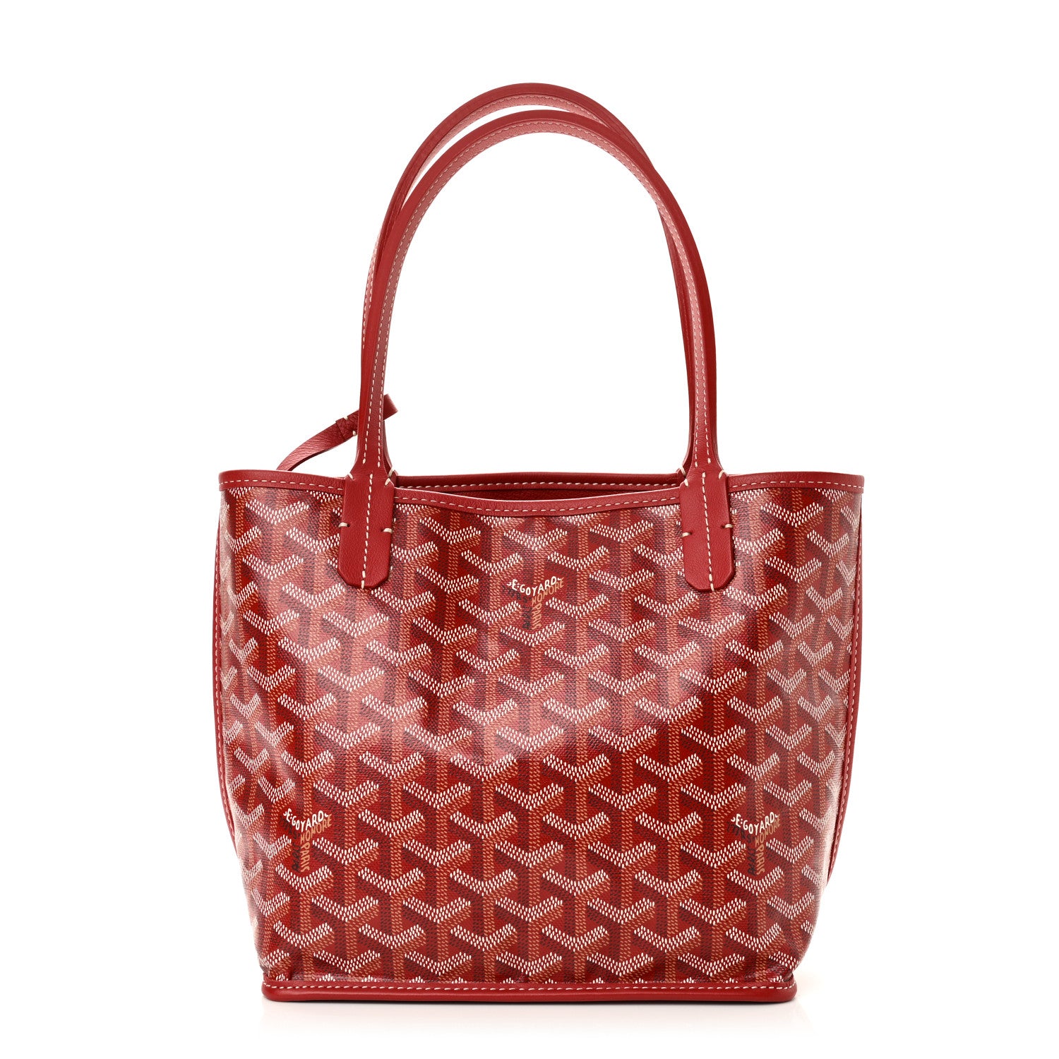 Goyard Goyardine Reversible Mini Anjou Red 1 of 17