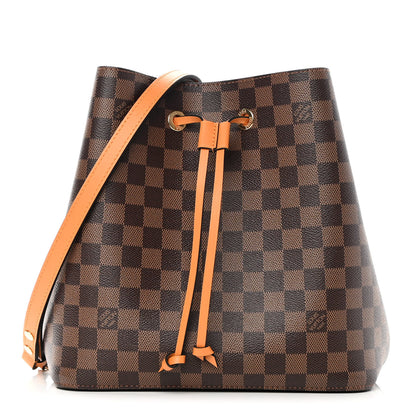 Louis Vuitton Damier Ebene Neonoe MM Safran 1 of 10