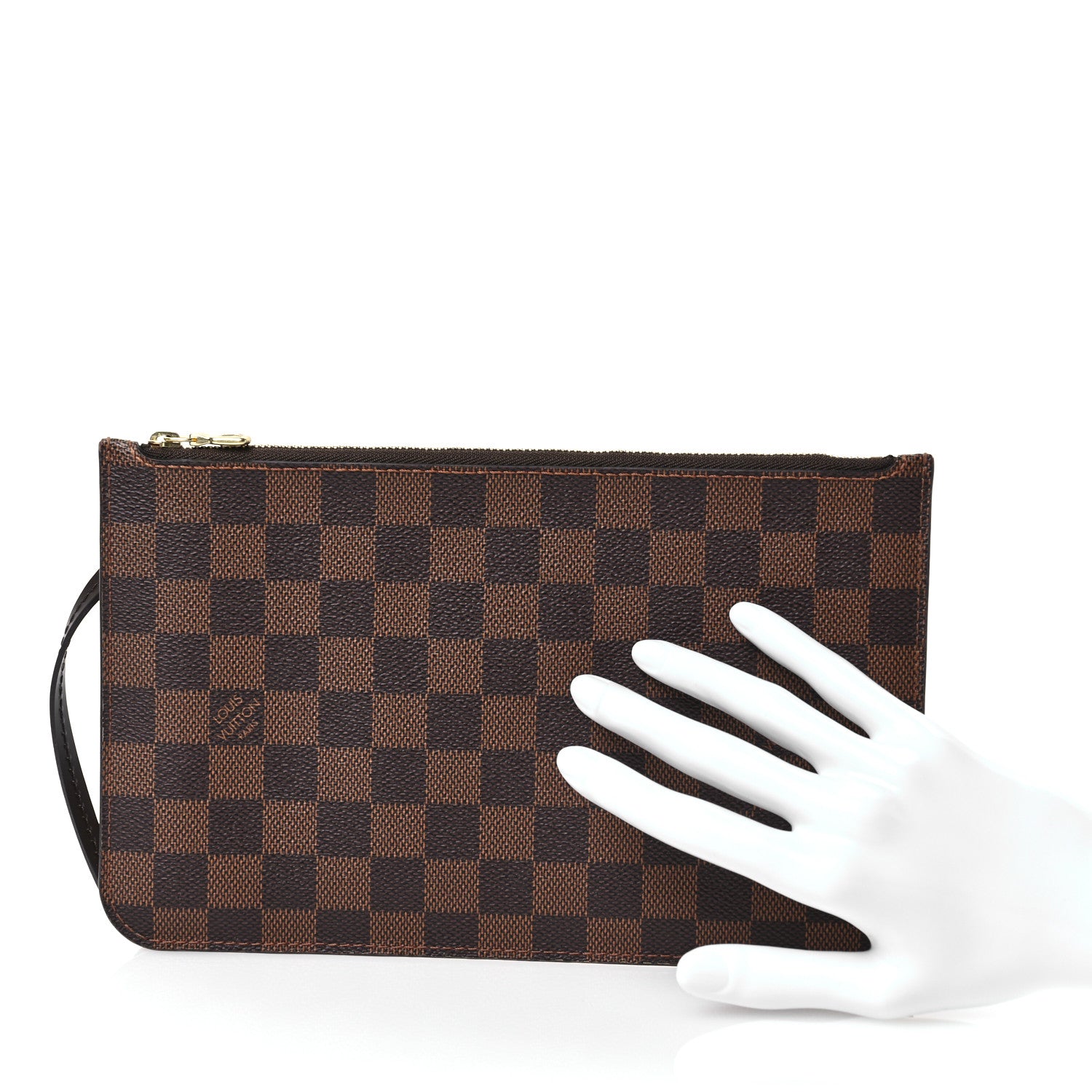 Louis Vuitton Damier Ebene Neverfull MM GM Pochette 2 of 7