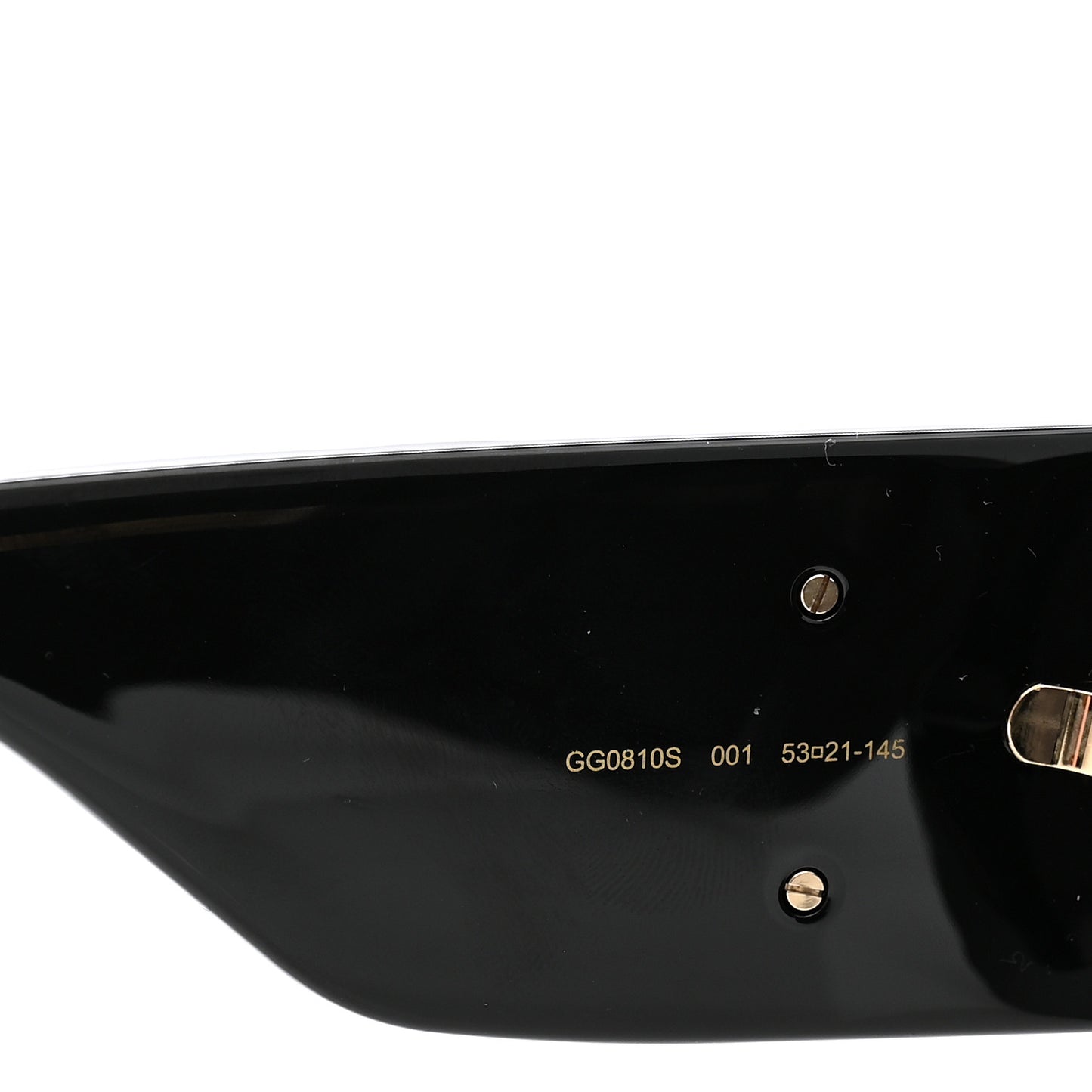 Acetate Frame GG Marmont Logo Sunglasses GG0810S Black