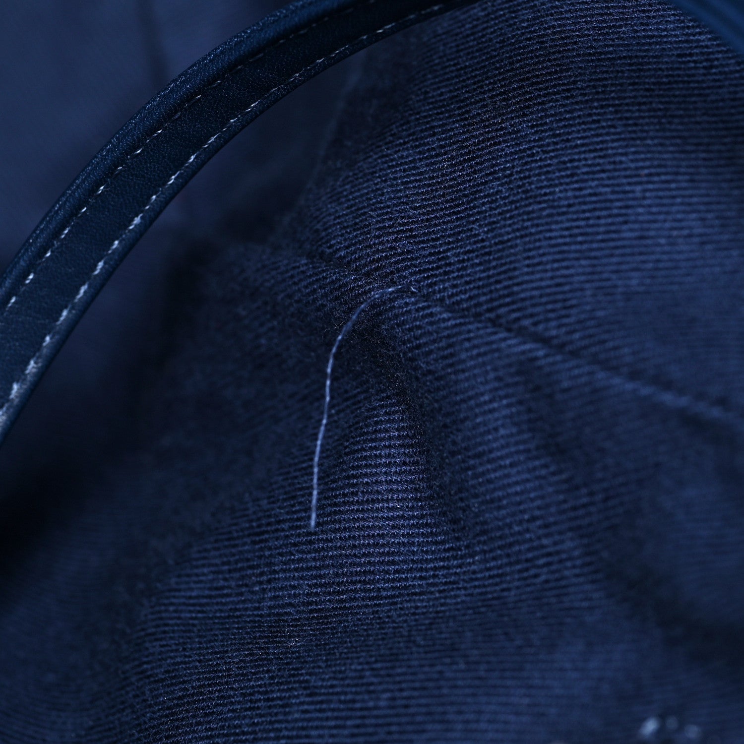 Chanel Woven Straw Raffia Striped Medium Deauville Tote Navy Blue 11 of 14