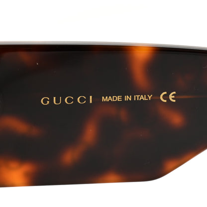 Gucci Acetate Monogram Shield Sunglasses GG0983S Havana 5 of 8
