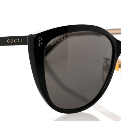Gucci Acetate Cat Eye Sunglasses Black 8 of 9