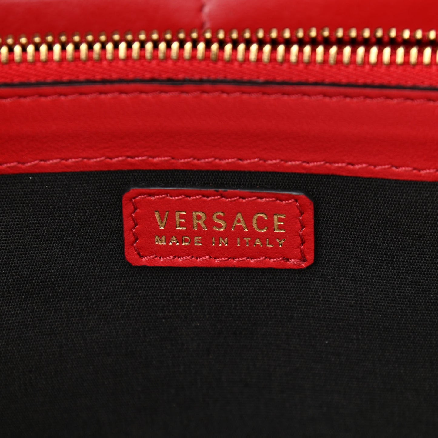 Calfskin 90's Vintage Logo Chain Evening Bag Red
