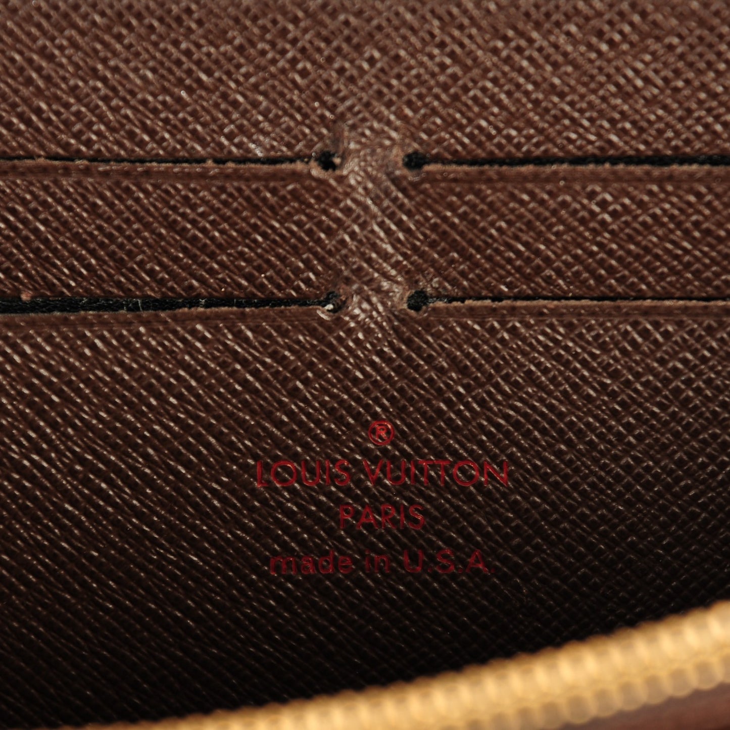 Damier Ebene Zippy Wallet