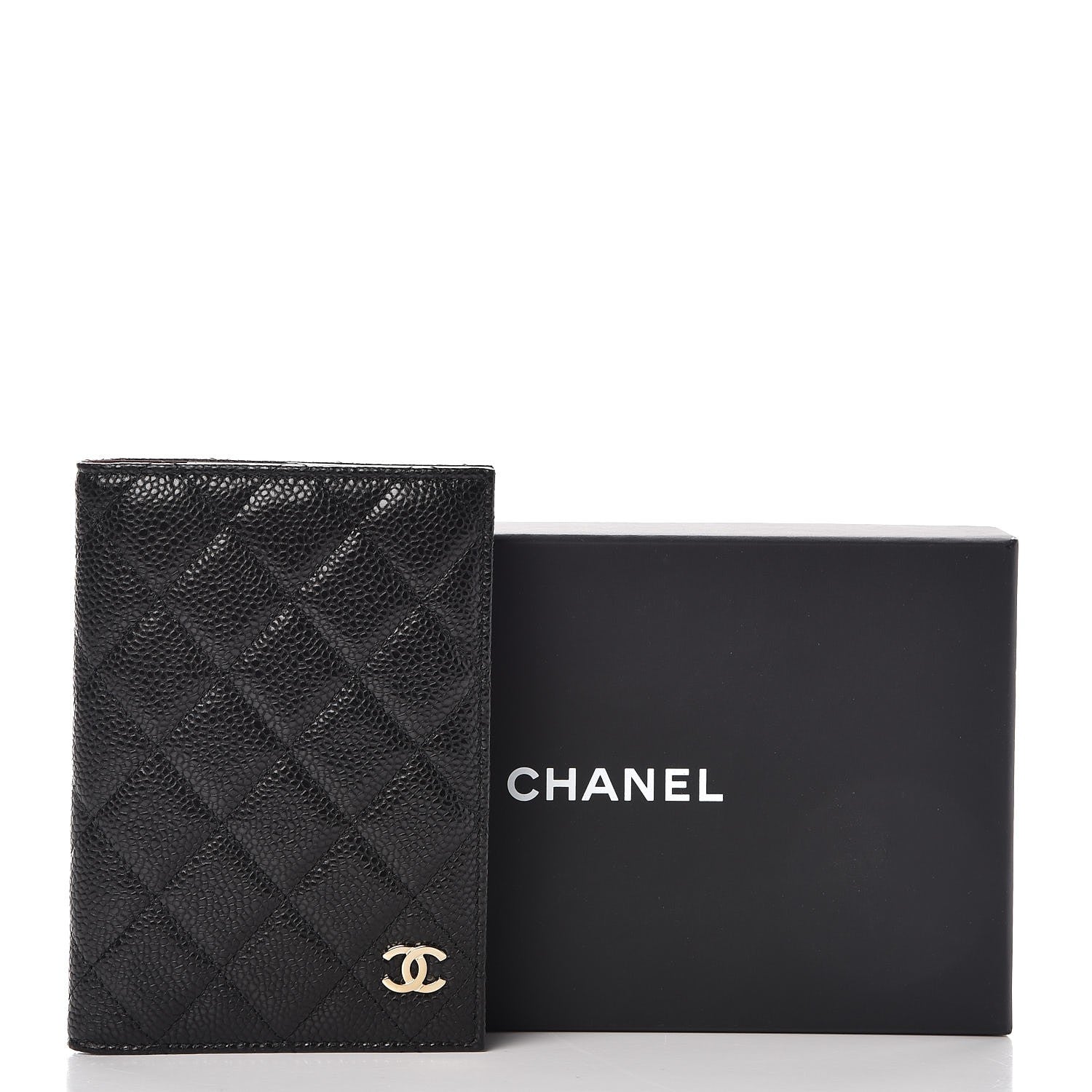 Chanel Caviar Quilted Passport Holder Black 8 of 8