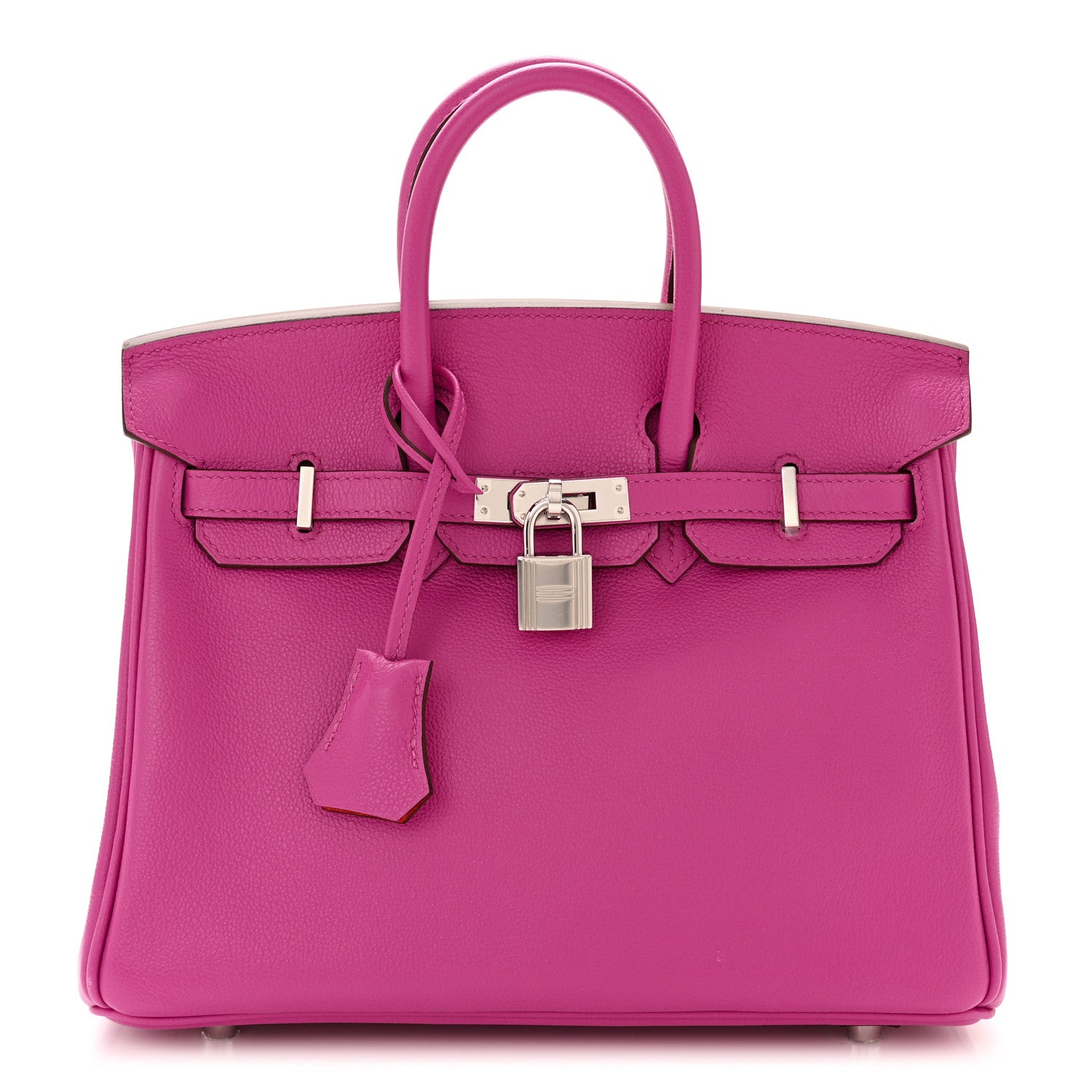 Hermes Taurillon Novillo Birkin 25 Magnolia Capucine 1 of 11