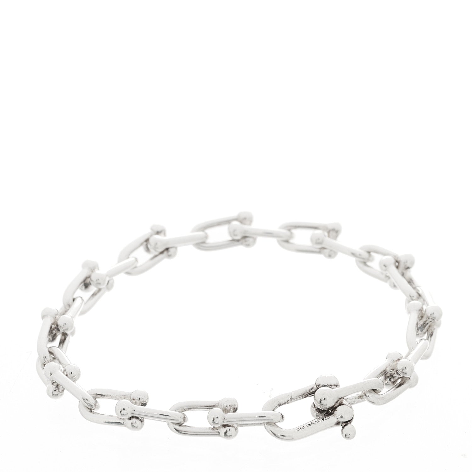 Tiffany Sterling Silver Small HardWear Link Bracelet 2 of 4