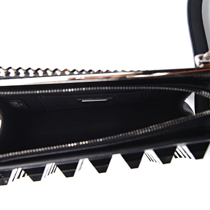 Fendi Vitello Demi Jour Studded Shoulder Bag Black 5 of 8