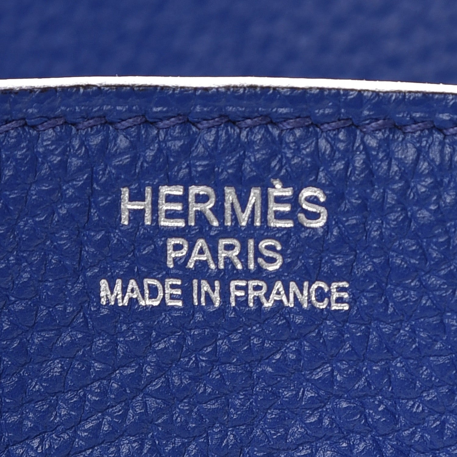 Hermes Togo Birkin 35 Bleu Electrique 8 of 9