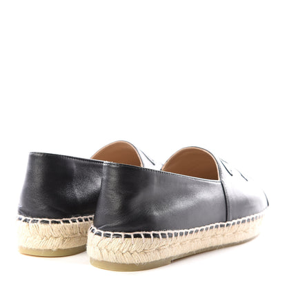 Chanel Lambskin CC Espadrilles 40 Black 4 of 10