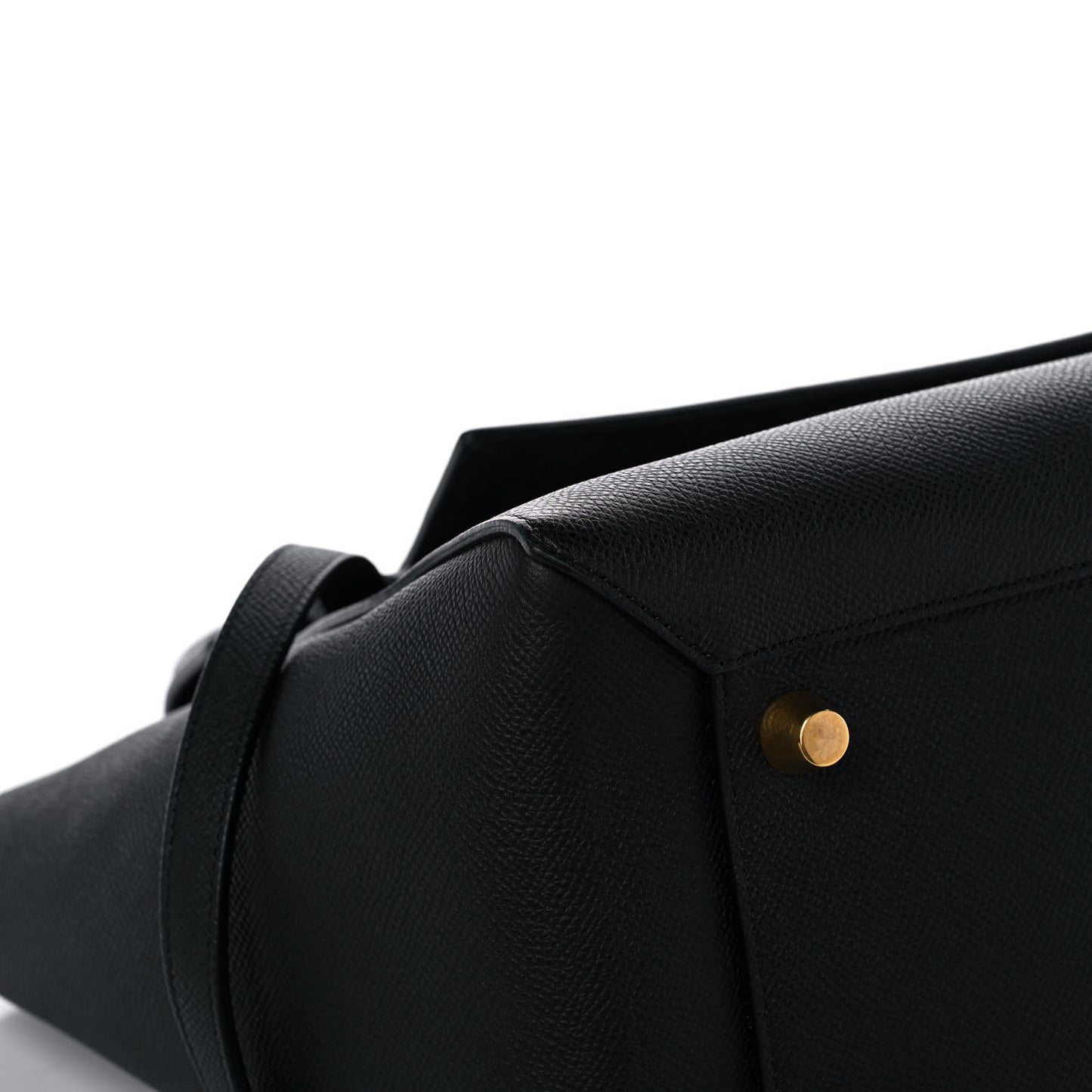 Grained Calfskin Mini Belt Bag Black