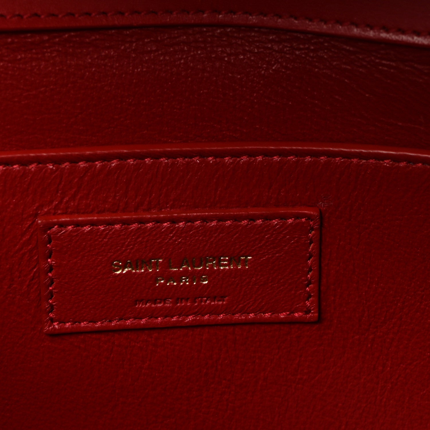 Saint Laurent Smooth Calfskin Manhattan Shoulder Bag Rouge Eros 10 of 17