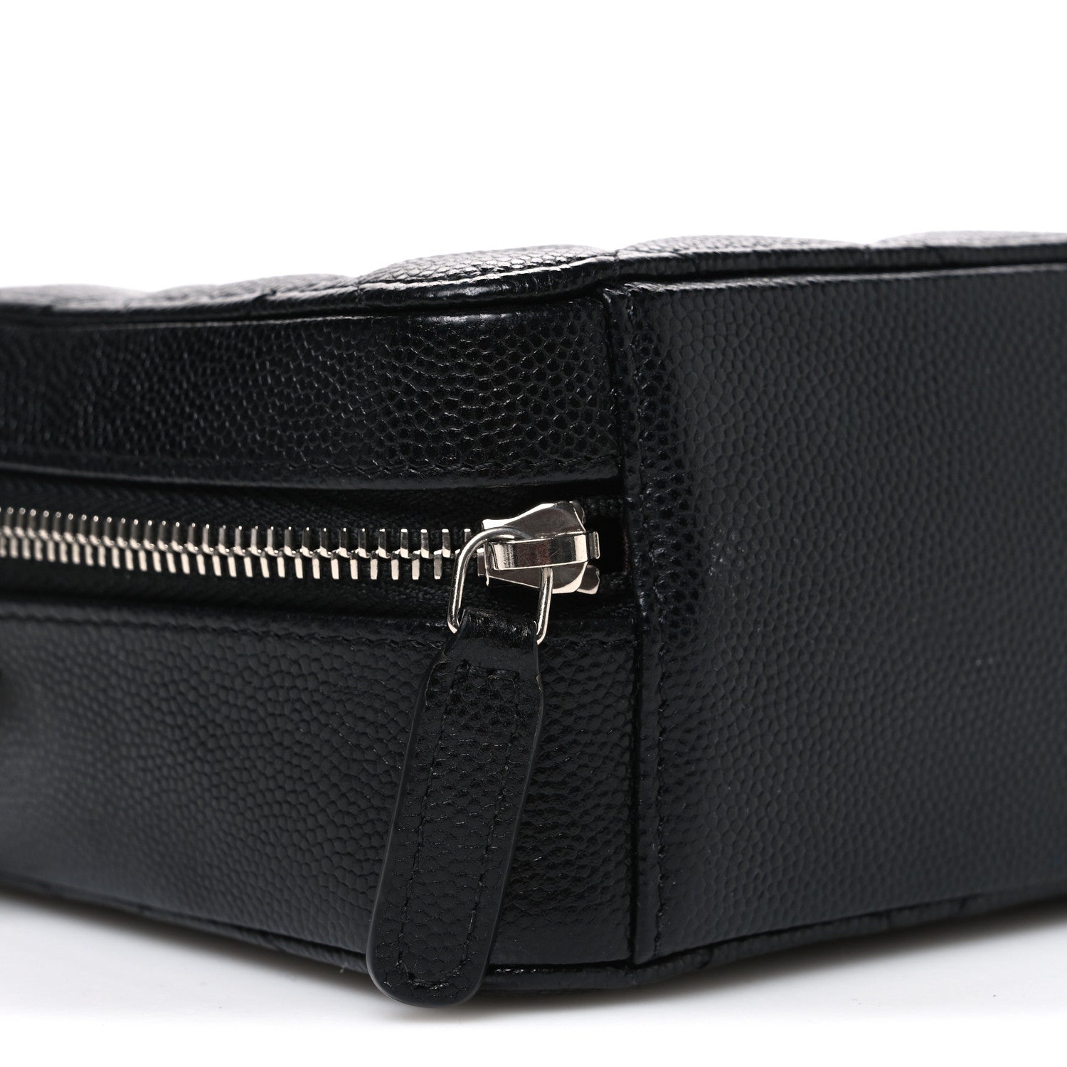 Chanel Caviar Quilted CC Vanity Case With Chain Black 9 of 10
