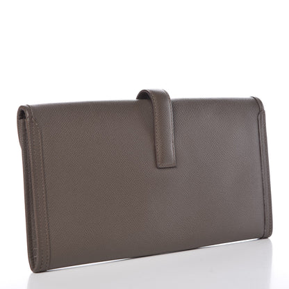 Hermes Epsom Jige Elan 29 Clutch Etain 3 of 8