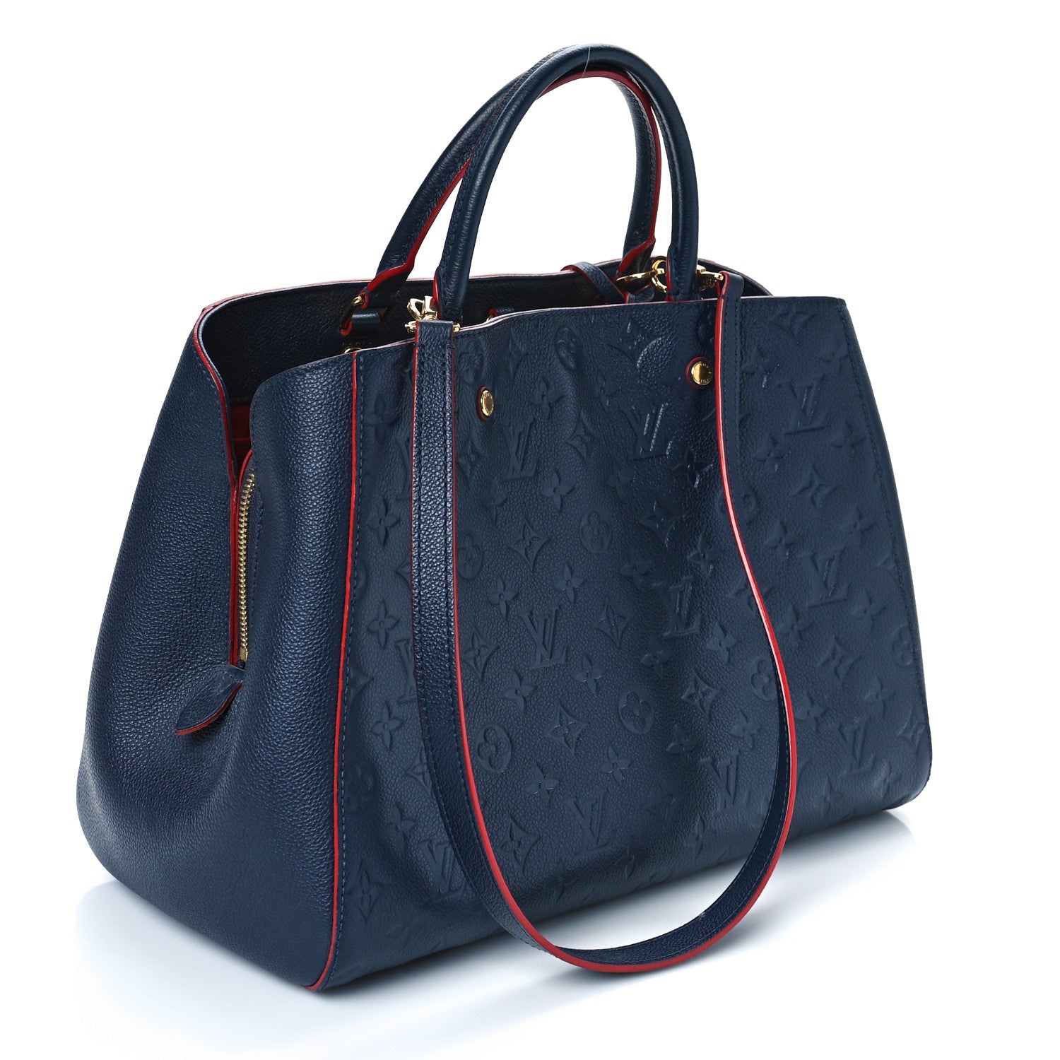 Louis Vuitton Empreinte Montaigne GM Marine Rouge 3 of 12