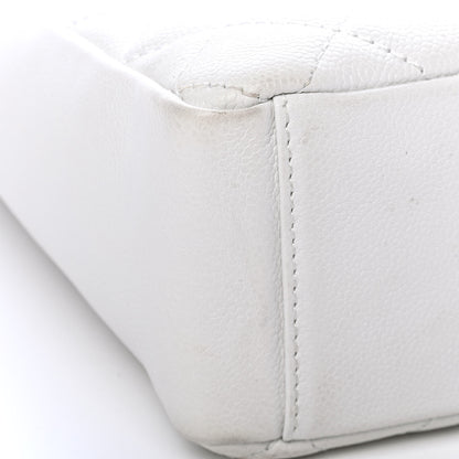 Chanel Caviar Petit Shopping Tote PST White 8 of 9