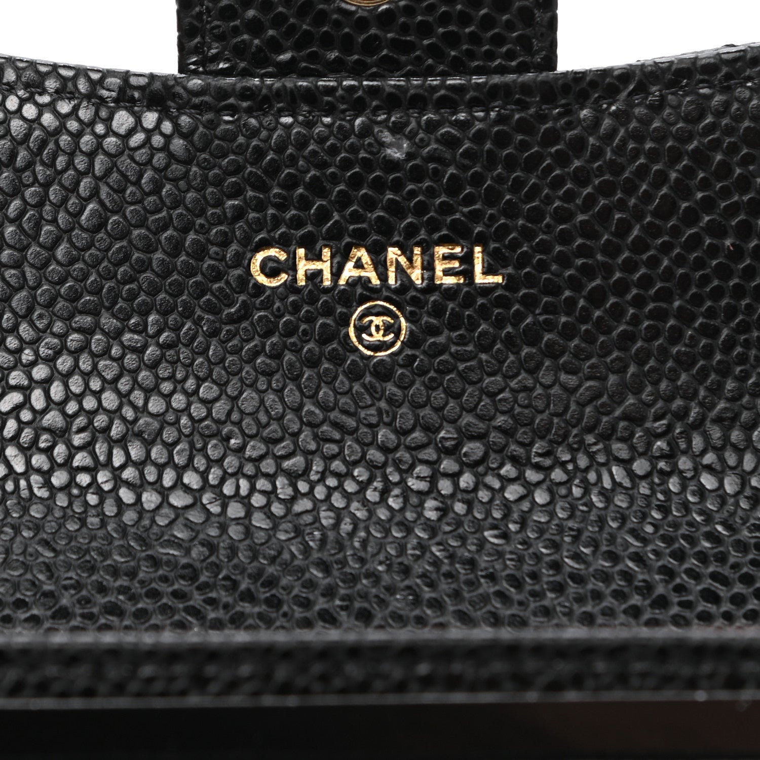 Chanel Caviar Quilted Flap Card Holder Wallet Black 6 of 8