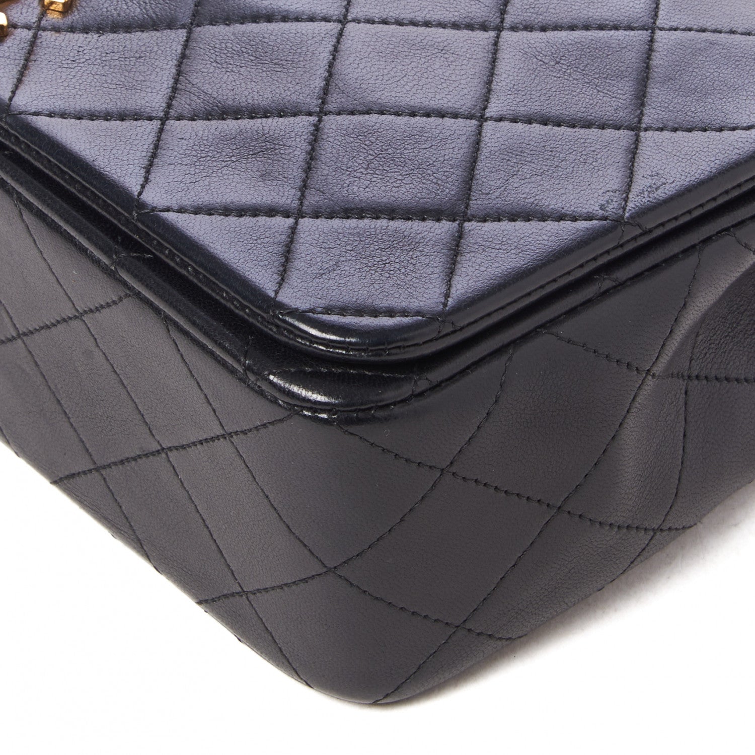 Chanel Lambskin Quilted Small Single Flap Bag Black 5 of 9