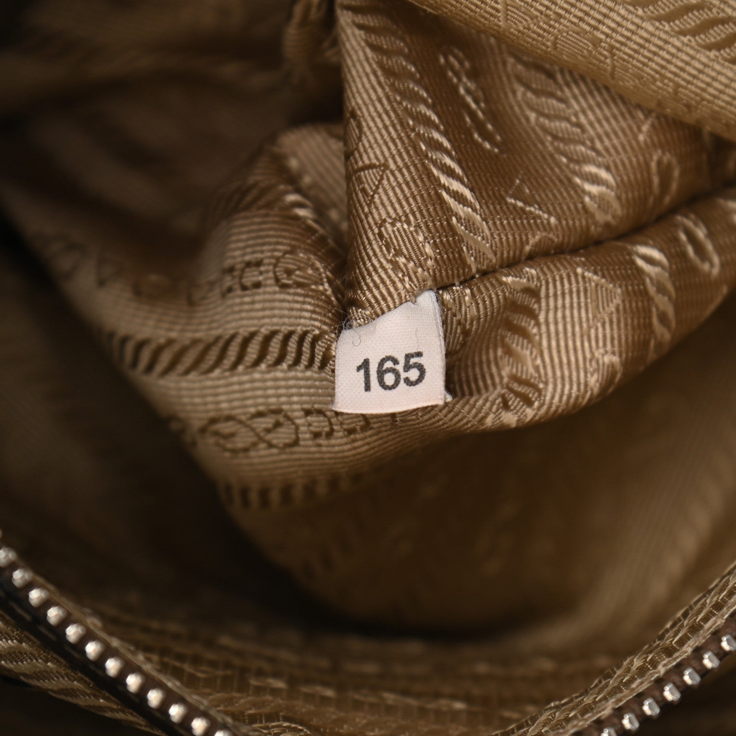 Prada Jacquard Logo Shoulder Bag Corda Bruciato 6 of 16