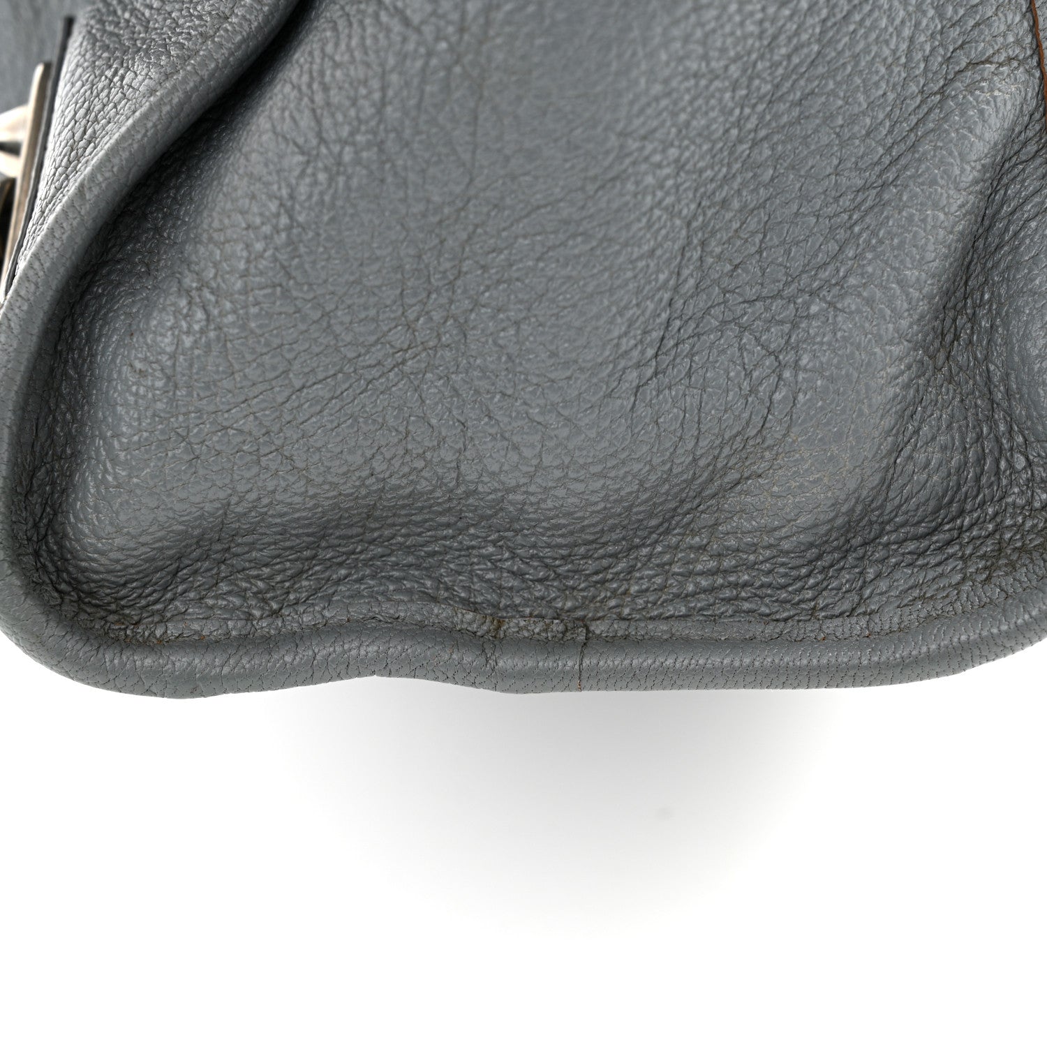 Balenciaga Chevre Silver Metallic Edge Hardware City Bleu Acier 13 of 14